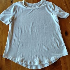 ZYIA Go-To Tee White Short Sleeve Women's Tee Size XL